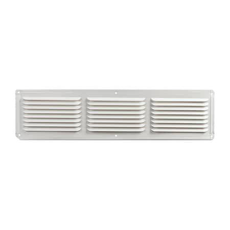 Gaf Master Flow 4 in. H X 16 in. W X 16 in. L Powder-Coated White Aluminum Undereave Vent EAC16X4W